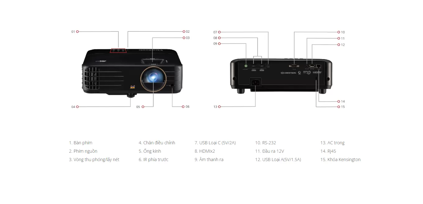 Máy chiếu 4K Viewsonic